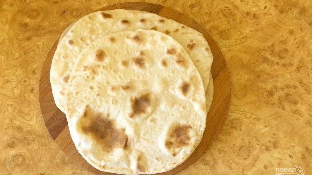 Как приготовить лаваш из постного теста