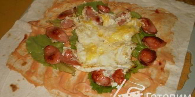 Рецепт лаваша на завтрак, а кому и на ужин