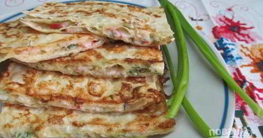 Рецепт Лаваша, обжаренного в яйце