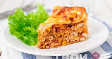 Рецепт Лаваша с фаршем