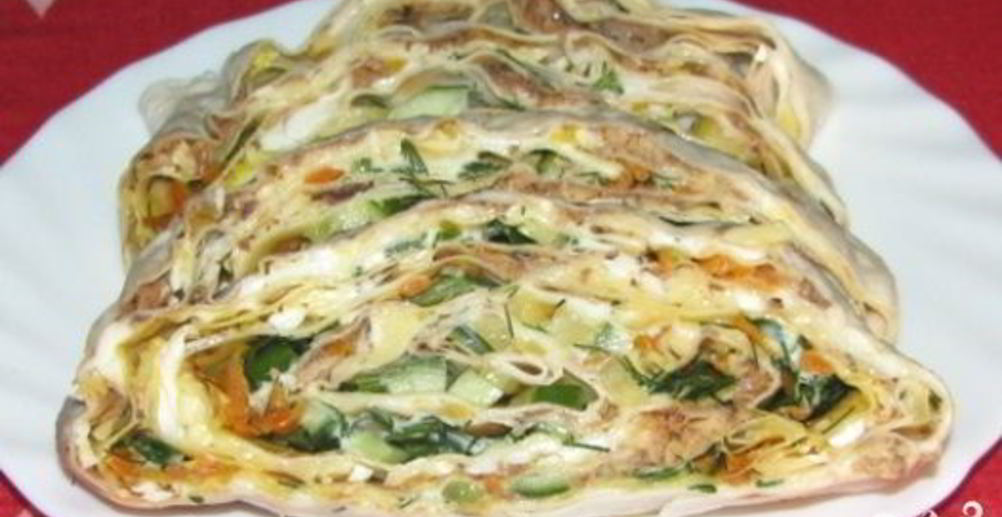 Рецепт лаваш из постного теста