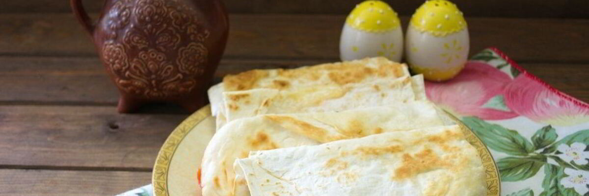 Рецепт Лаваша с копченым сыром