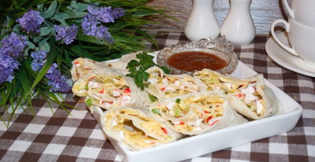 Рецепт хот-дог с крабовыми палочками