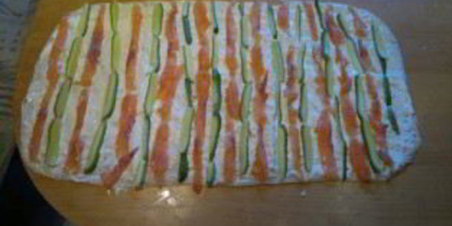 Рецепт лаваша с красной рыбой и плавленым сыром