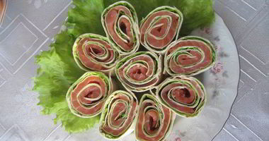 Рецепт Лаваша с красной рыбой