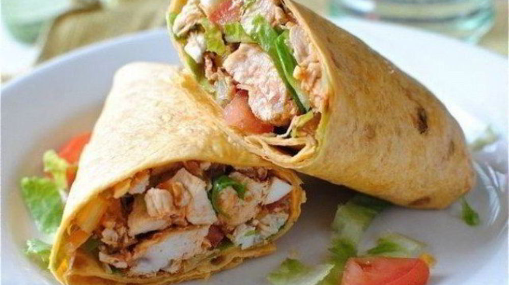 Как приготовить лаваш с курицей и овощами