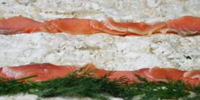 Рецепт лаваша с лососем