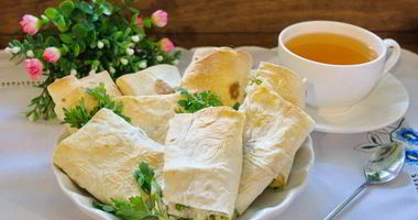 Рецепт Лаваша с начинкой, запеченный в духовке