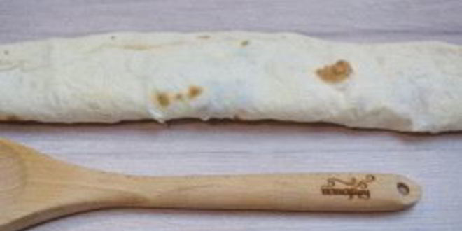 Рецепт лаваша с начинкой, запеченный в духовке