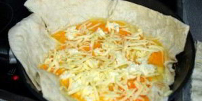 Рецепт лаваша с яйцом