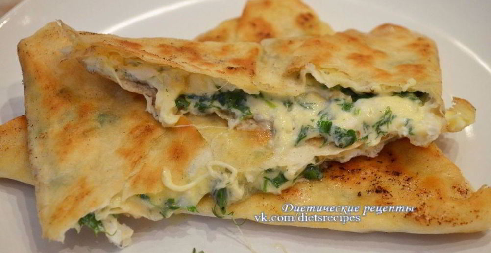 Рецепт лаваш с копченым сыром