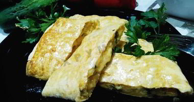 Рецепт Лаваша запеченного с сыром в духовке