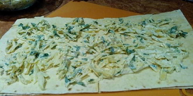 Рецепт лаваша запеченного с сыром в духовке