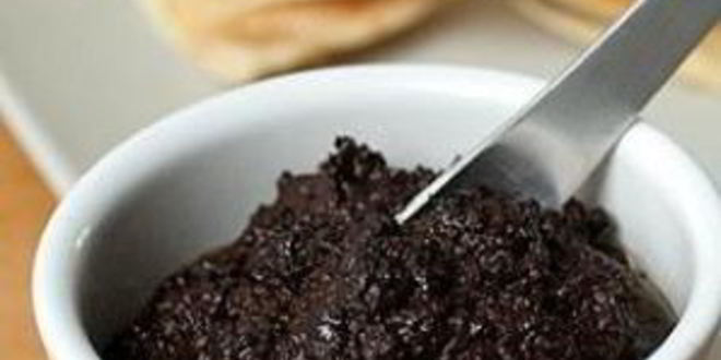 Рецепт оливковой закуски на лаваше