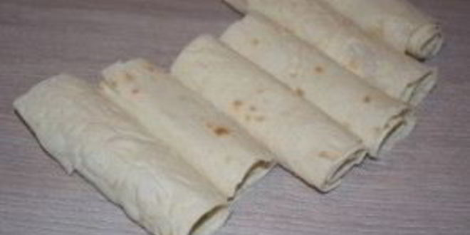 Рецепт палочек из лаваша с начинкой