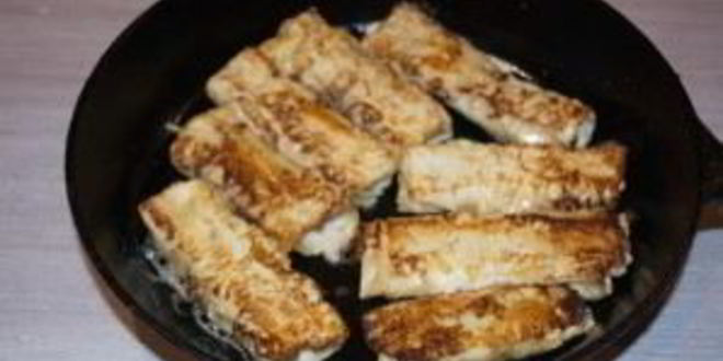 Рецепт палочек из лаваша с начинкой