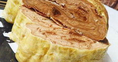 Рецепт Творожно-тыквенного рулет из лаваша