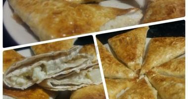 Рецепт Творожно-яблочных конвертики из лаваша