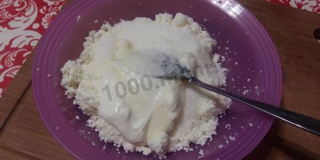 Рецепт творожно-яблочных конвертики из лаваша