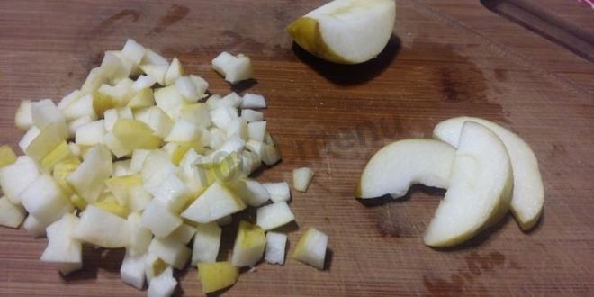 Рецепт творожно-яблочных конвертики из лаваша