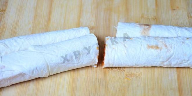 Рецепт вертутов с тыквой из лаваша