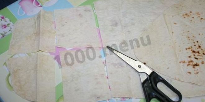 Рецепт жареного лаваша с сыром