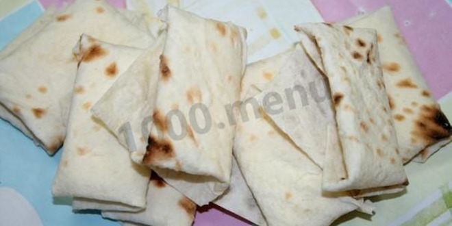 Рецепт жареного лаваша с сыром