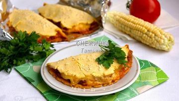 Рецепт Кукурузных лепешек с говядиной