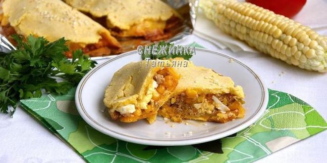 Рецепт кукурузных лепешек с говядиной