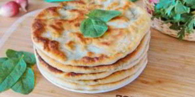 Рецепт лепешек со шпинатом и грибами
