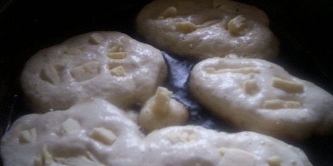 Рецепт мчадей — лепешек с кукурузной мукой