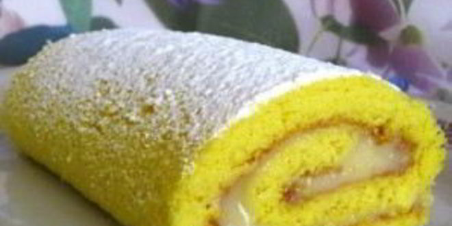 Рецепт лимонного рулета