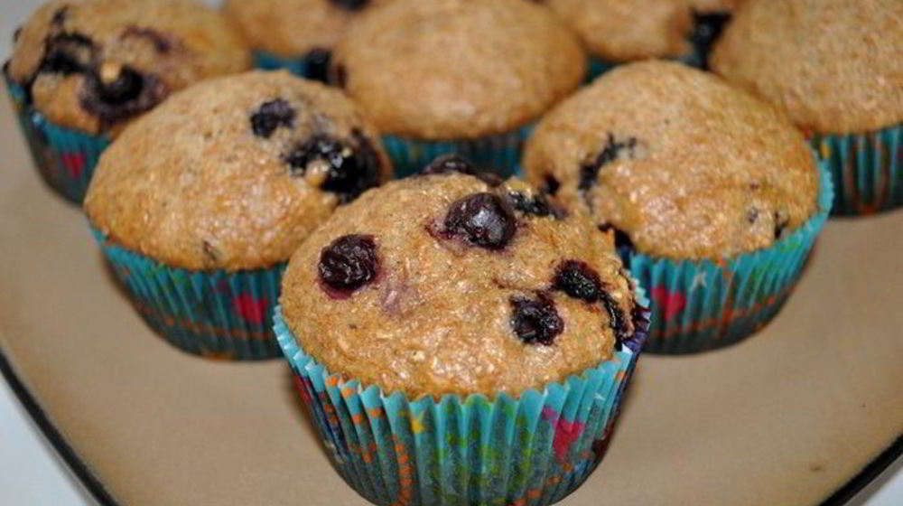 Как приготовить лимонных маффинов с черникой