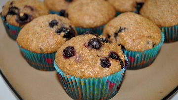 Рецепт Лимонных маффинов с черникой