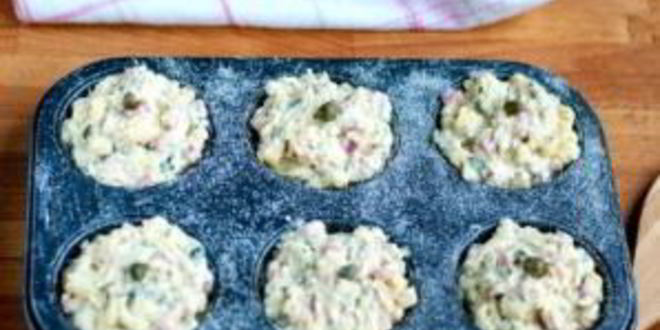 Рецепт маффинов с беконом и сыром