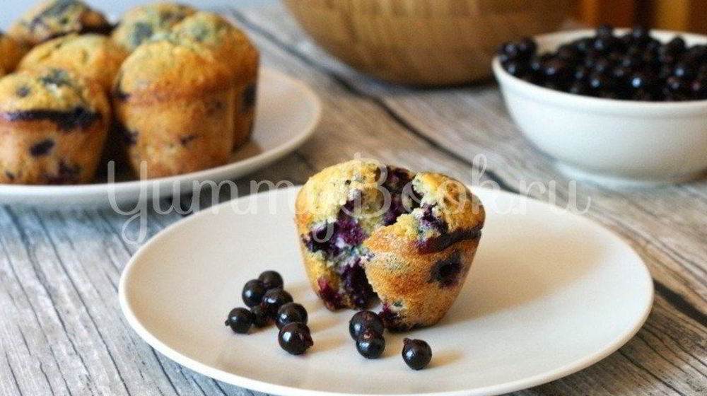 Как приготовить маффинов с черной смородиной