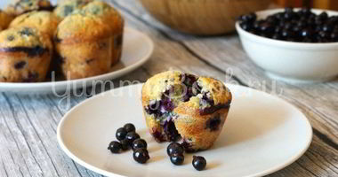 Рецепт Маффинов с черной смородиной