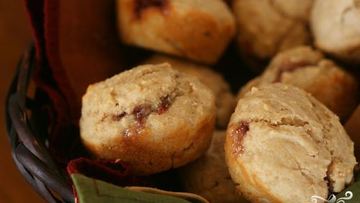 Рецепт Маффинов с джемом и арахисовым маслом