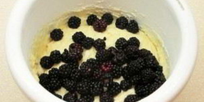 Рецепт маффинов с ежевикой