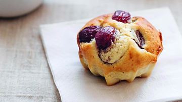 Рецепт Маффинов с голубым сыром и виноградом