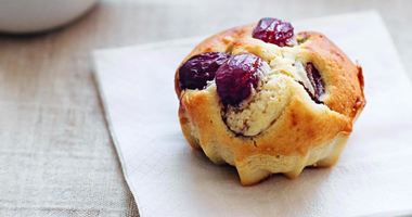 Рецепт Маффинов с голубым сыром и виноградом