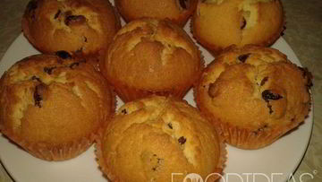 Рецепт Маффинов с изюмом
