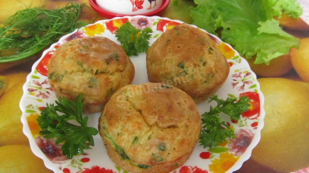 Как приготовить маффинов с кабачком и сыром