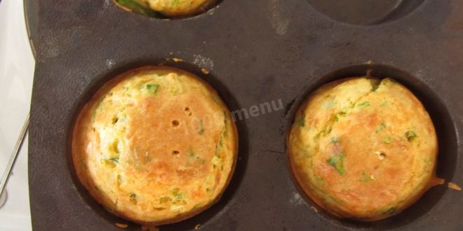 Рецепт маффинов с кабачком и сыром