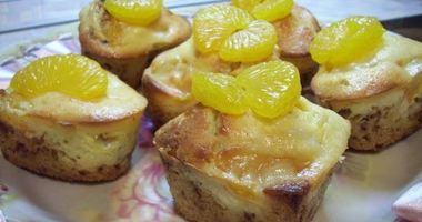 Рецепт Маффинов с мандаринами и сыром Маскарпоне