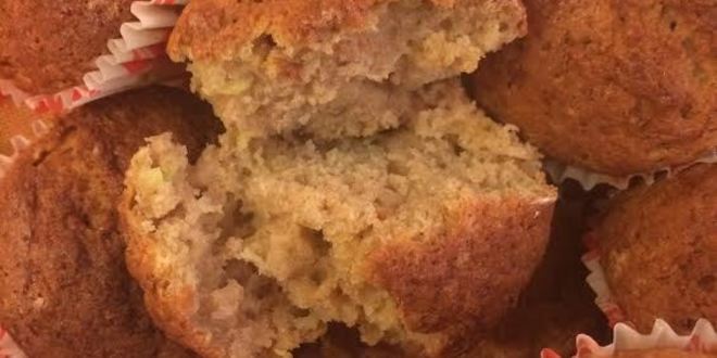 Рецепт маффинов с цукини и цельнозерновой мукой