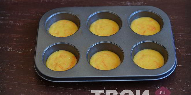 Рецепт морковна-апельсиновых маффины