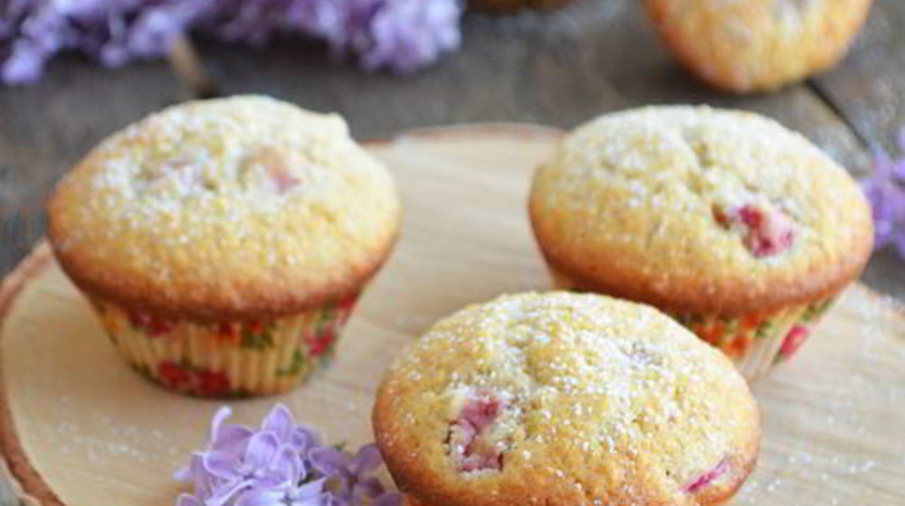 Как приготовить ревенно-кокосовых маффины