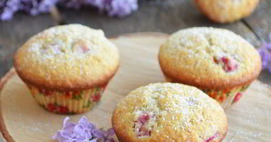 Рецепт Ревенно-кокосовых маффины