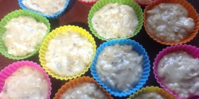 Рецепт яблочных маффинов с орехами